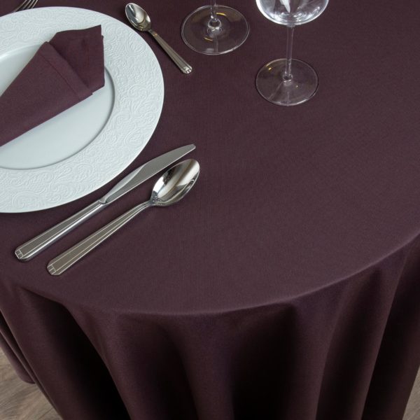 Nappe Ronde Baccarat Polyester 215 Grs M2 Professionnel Restaurant Linvosges Hotellerie 1