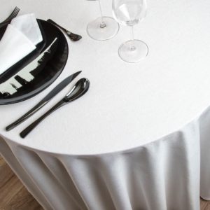 Nappe Ronde Vendome Coton 190 Grs M2 Professionnel Restaurant Linvosges Hotellerie
