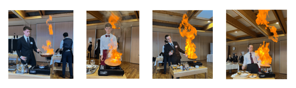 FLAMBAGE COUPE GEORGES BAPTISTE GERARDMER - LINVOSGES HOTELLERIE